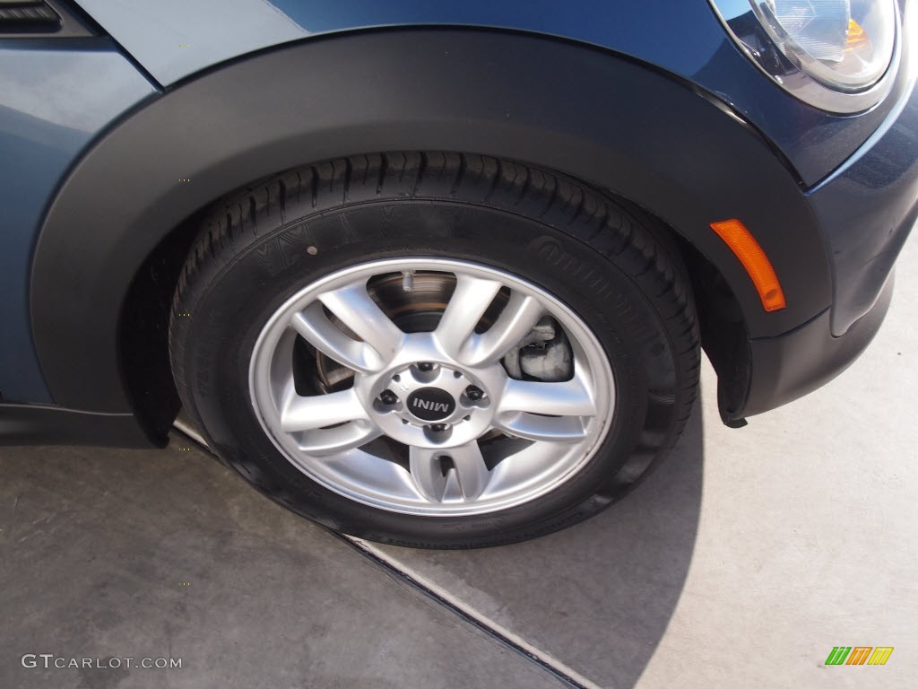 2011 Cooper Hardtop - Horizon Blue Metallic / Carbon Black photo #2