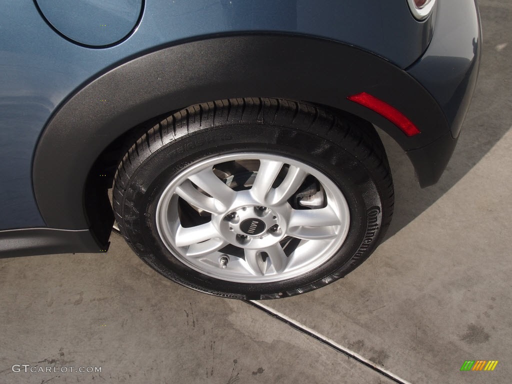 2011 Cooper Hardtop - Horizon Blue Metallic / Carbon Black photo #8