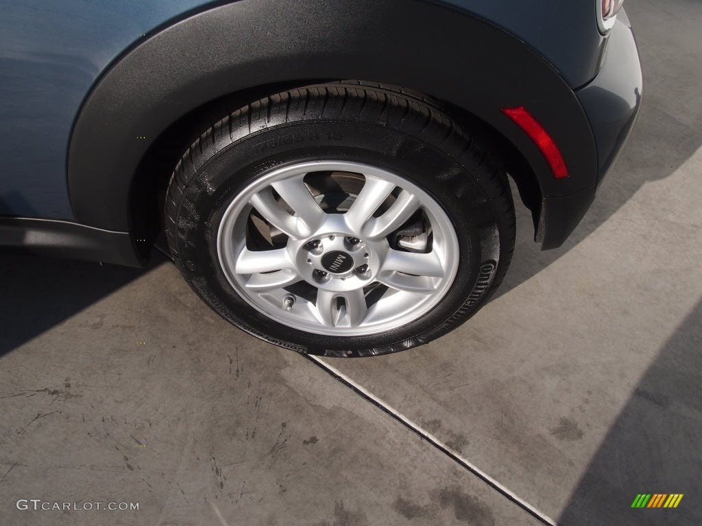 2011 Cooper Hardtop - Horizon Blue Metallic / Carbon Black photo #13