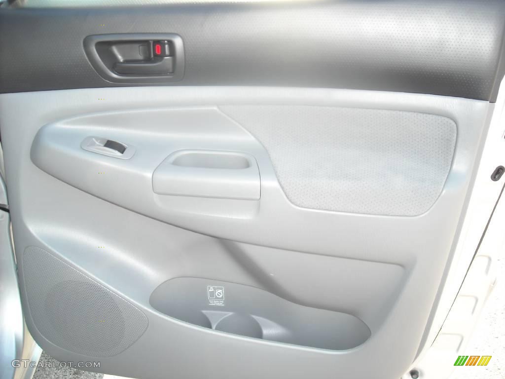 2008 Tacoma V6 SR5 PreRunner Double Cab - Silver Streak Mica / Graphite Gray photo #14