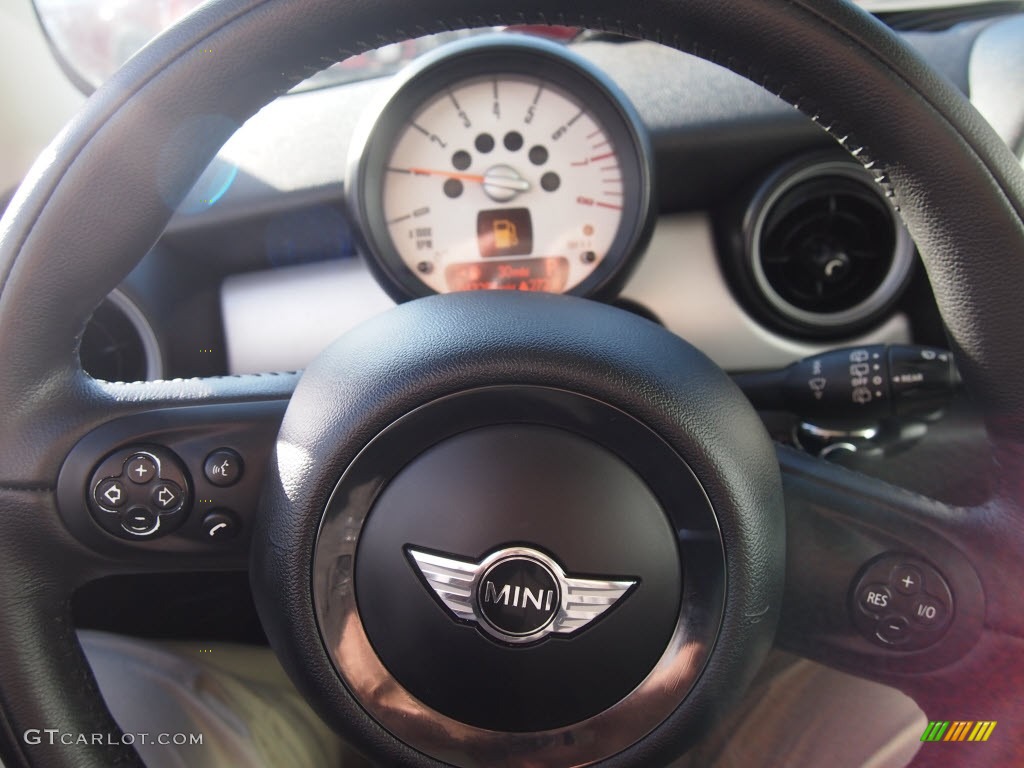 2011 Cooper Hardtop - Horizon Blue Metallic / Carbon Black photo #24