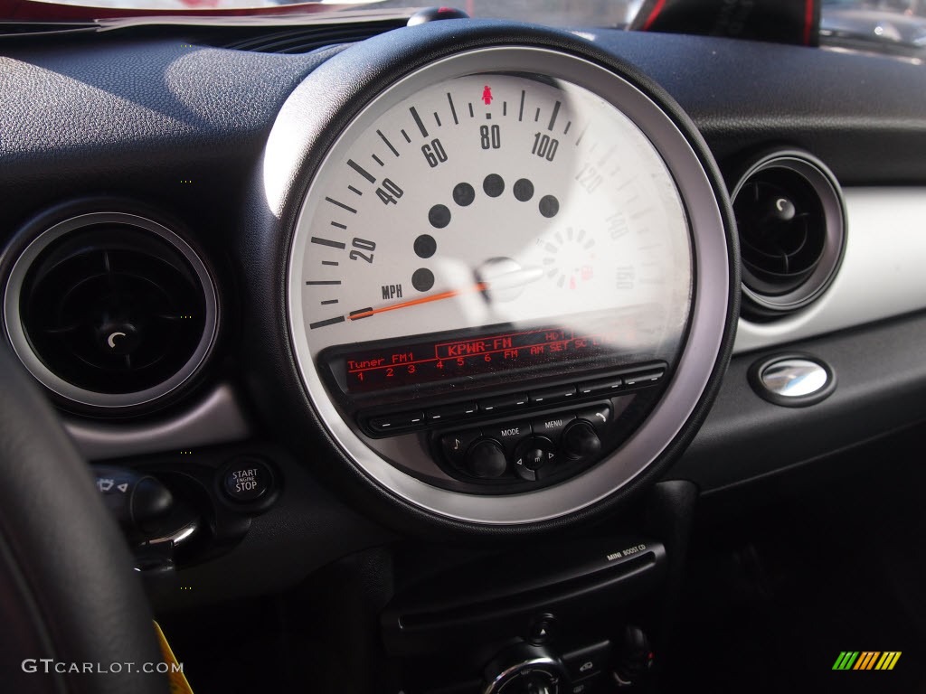 2011 Cooper Hardtop - Horizon Blue Metallic / Carbon Black photo #25