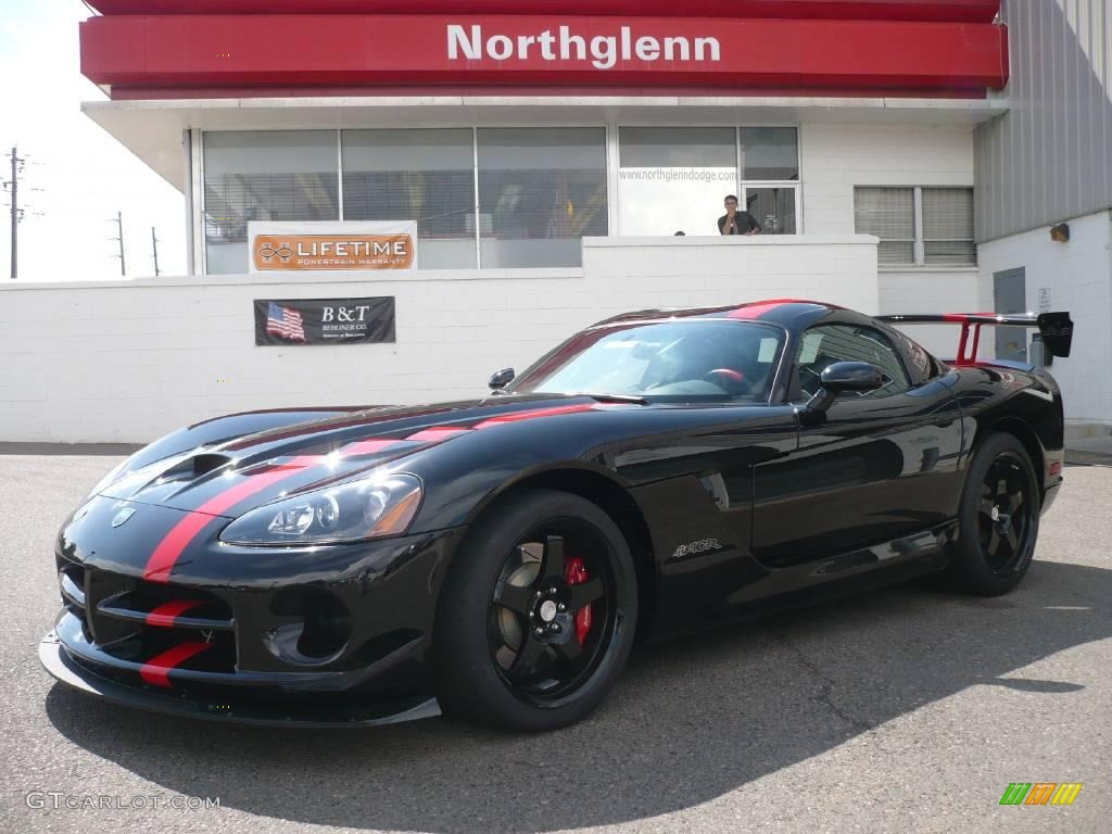 2008 Viper SRT-10 ACR Coupe - Viper Black / Black/Black photo #1