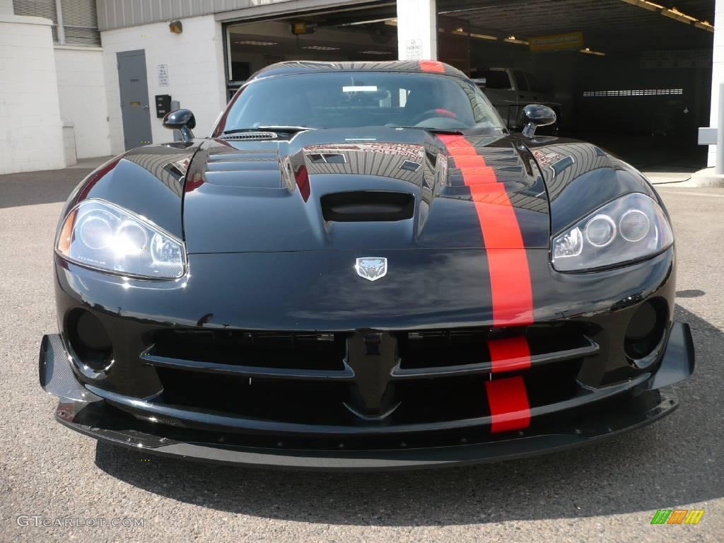 2008 Viper SRT-10 ACR Coupe - Viper Black / Black/Black photo #2