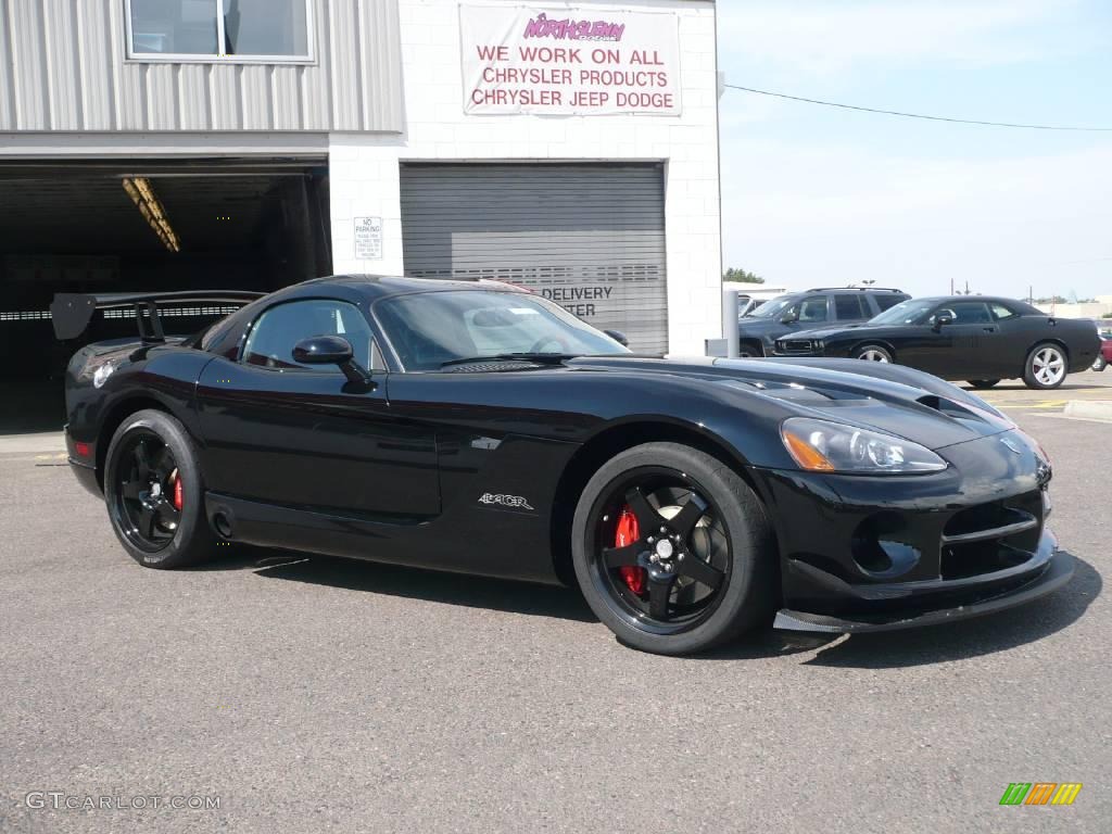 2008 Viper SRT-10 ACR Coupe - Viper Black / Black/Black photo #3