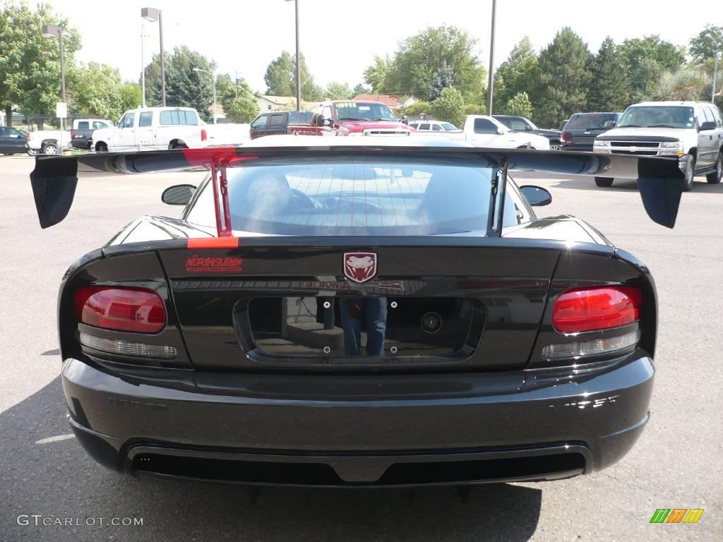 2008 Viper SRT-10 ACR Coupe - Viper Black / Black/Black photo #5