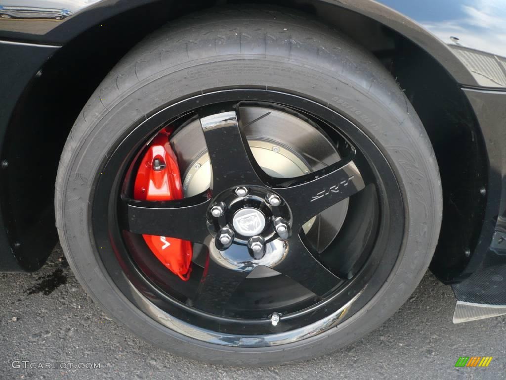 2008 Viper SRT-10 ACR Coupe - Viper Black / Black/Black photo #22