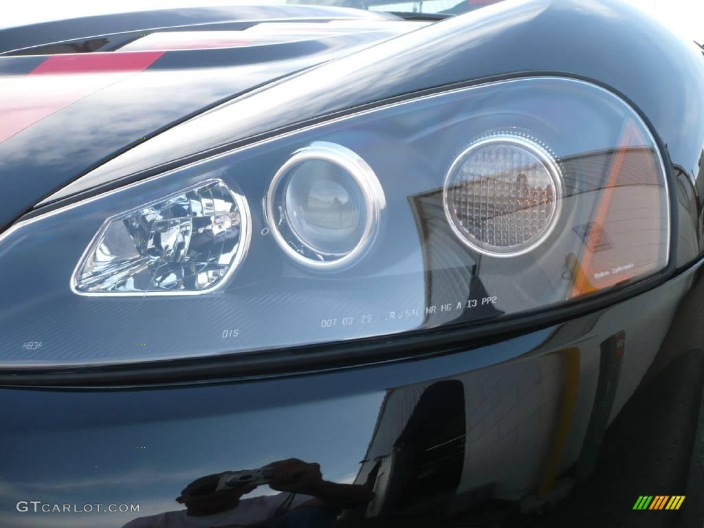 2008 Viper SRT-10 ACR Coupe - Viper Black / Black/Black photo #26
