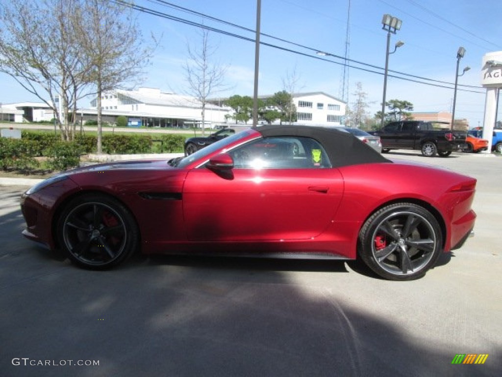 2014 F-TYPE V8 S - Italian Racing Red Metallic / Jet photo #7