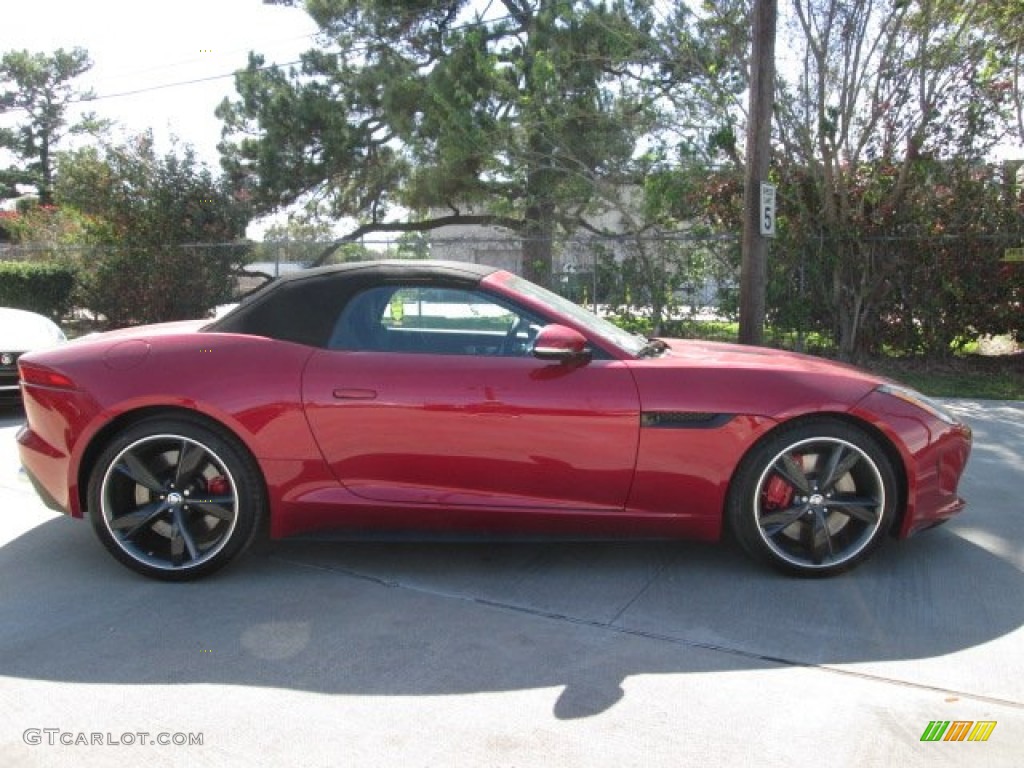 Italian Racing Red Metallic 2014 Jaguar F-TYPE V8 S Exterior Photo #92081774