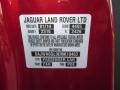 2014 F-TYPE V8 S Italian Racing Red Metallic Color Code CAH