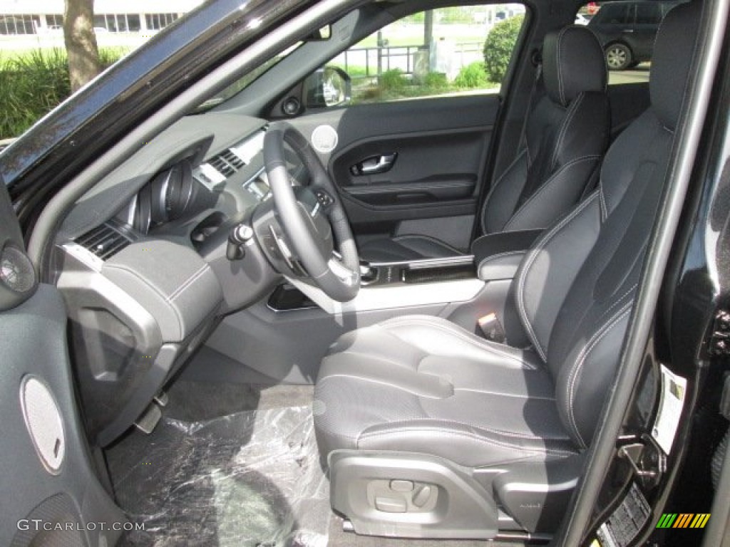 Dynamic Ebony/Cirrus Stitch Interior 2014 Land Rover Range Rover Evoque Dynamic Photo #92082353