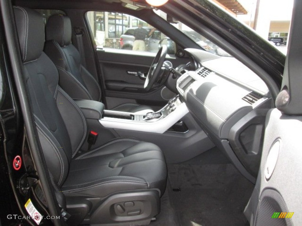 Dynamic Ebony/Cirrus Stitch Interior 2014 Land Rover Range Rover Evoque Dynamic Photo #92082470