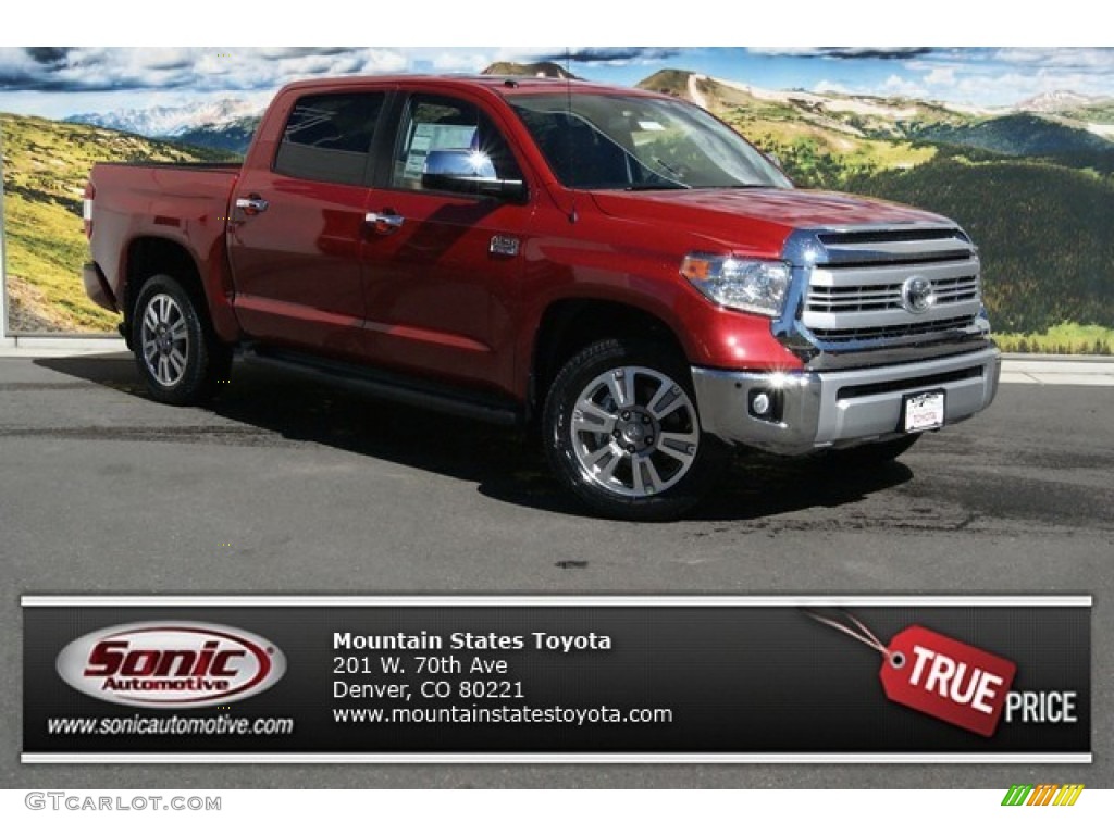 2014 Tundra 1794 Edition Crewmax 4x4 - Barcelona Red Metallic / 1794 Edition Premium Brown photo #1