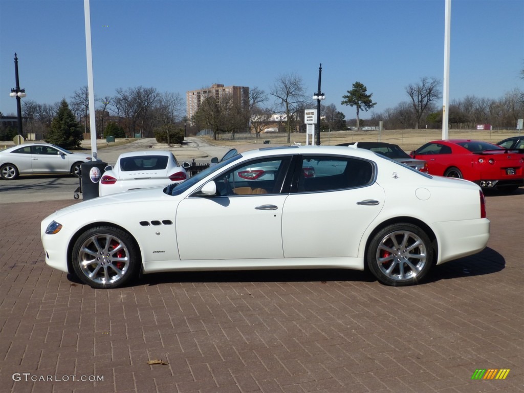 2012 Quattroporte S - Bianco Eldorado (White) / Cuoio photo #2