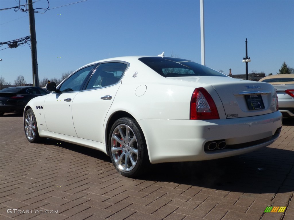 2012 Quattroporte S - Bianco Eldorado (White) / Cuoio photo #3