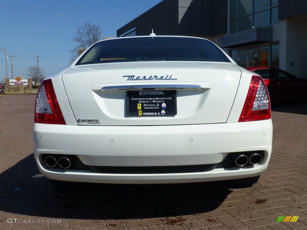 2012 Quattroporte S - Bianco Eldorado (White) / Cuoio photo #4