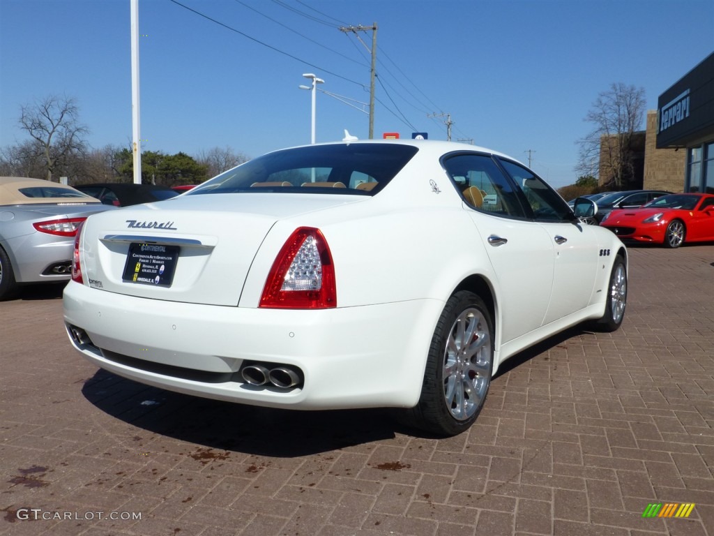 2012 Quattroporte S - Bianco Eldorado (White) / Cuoio photo #5