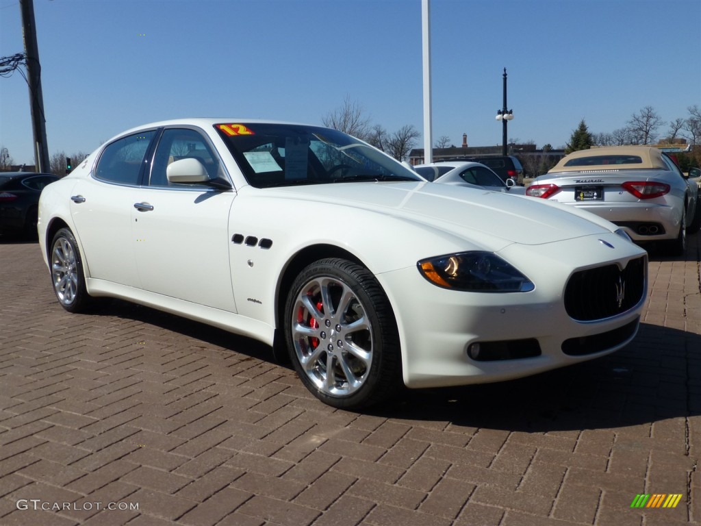 2012 Quattroporte S - Bianco Eldorado (White) / Cuoio photo #7