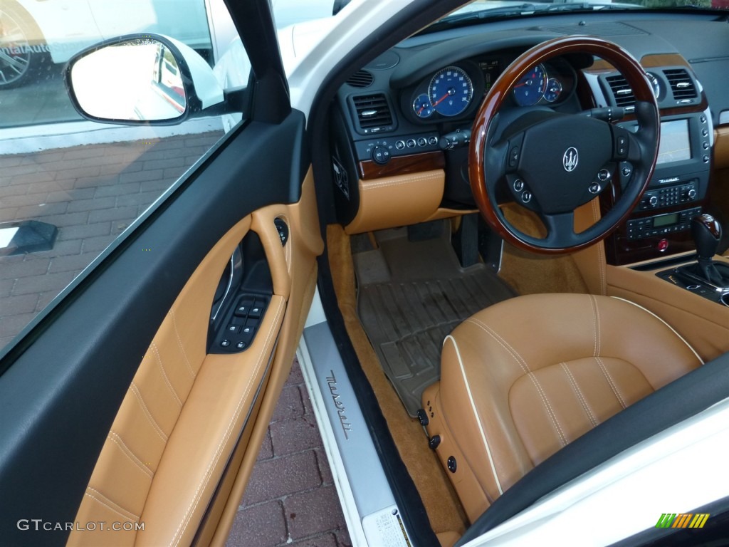 2012 Quattroporte S - Bianco Eldorado (White) / Cuoio photo #11