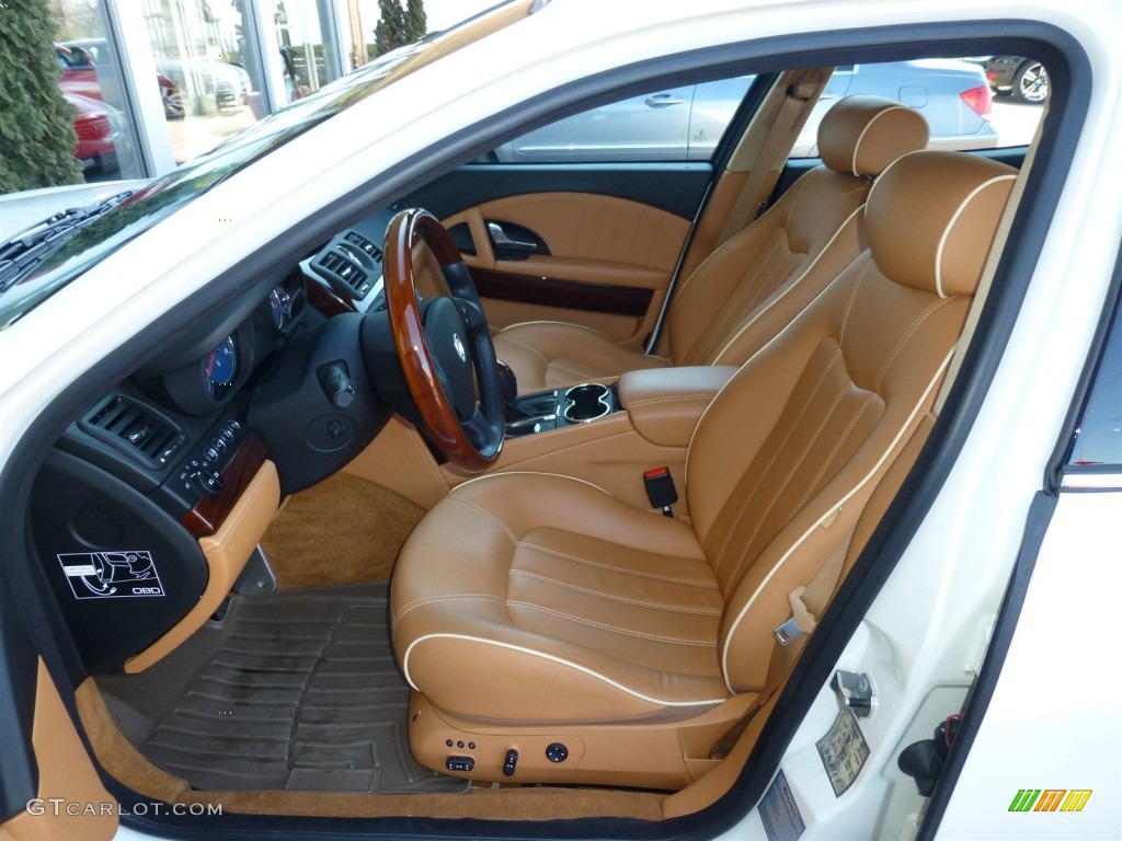 2012 Quattroporte S - Bianco Eldorado (White) / Cuoio photo #12