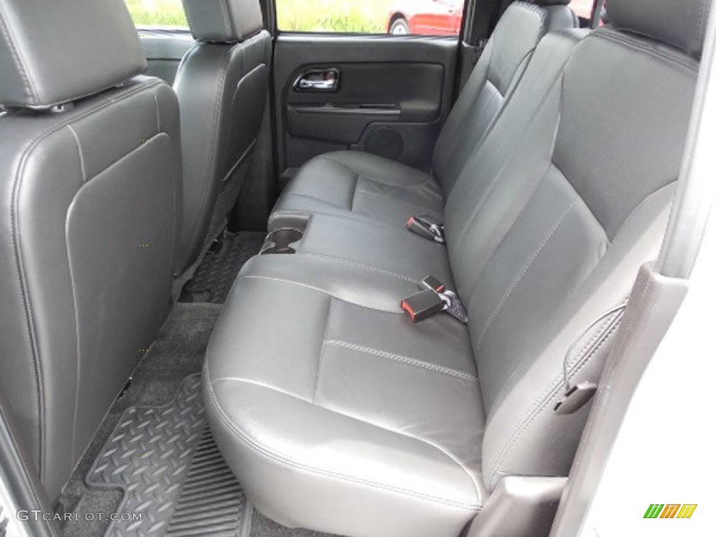 2011 Chevrolet Colorado LT Crew Cab Rear Seat Photo #92085401