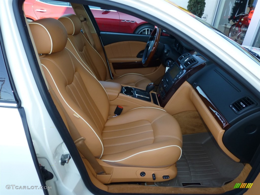 2012 Quattroporte S - Bianco Eldorado (White) / Cuoio photo #28
