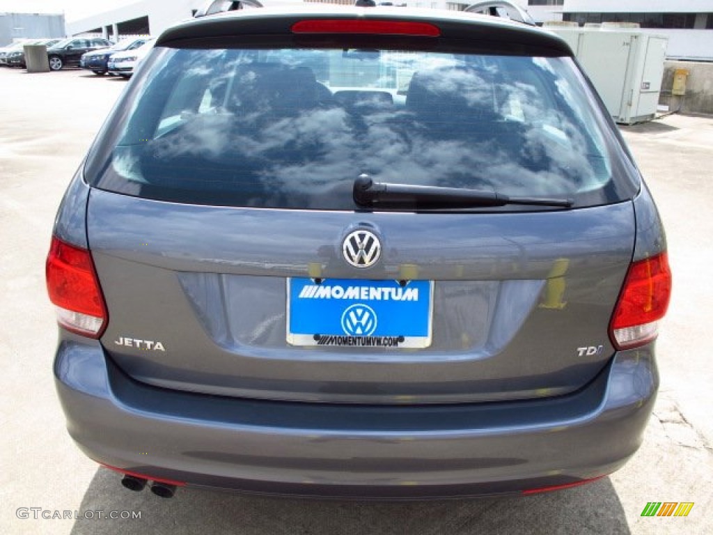 2014 Jetta TDI SportWagen - Platinum Gray Metallic / Titan Black photo #5