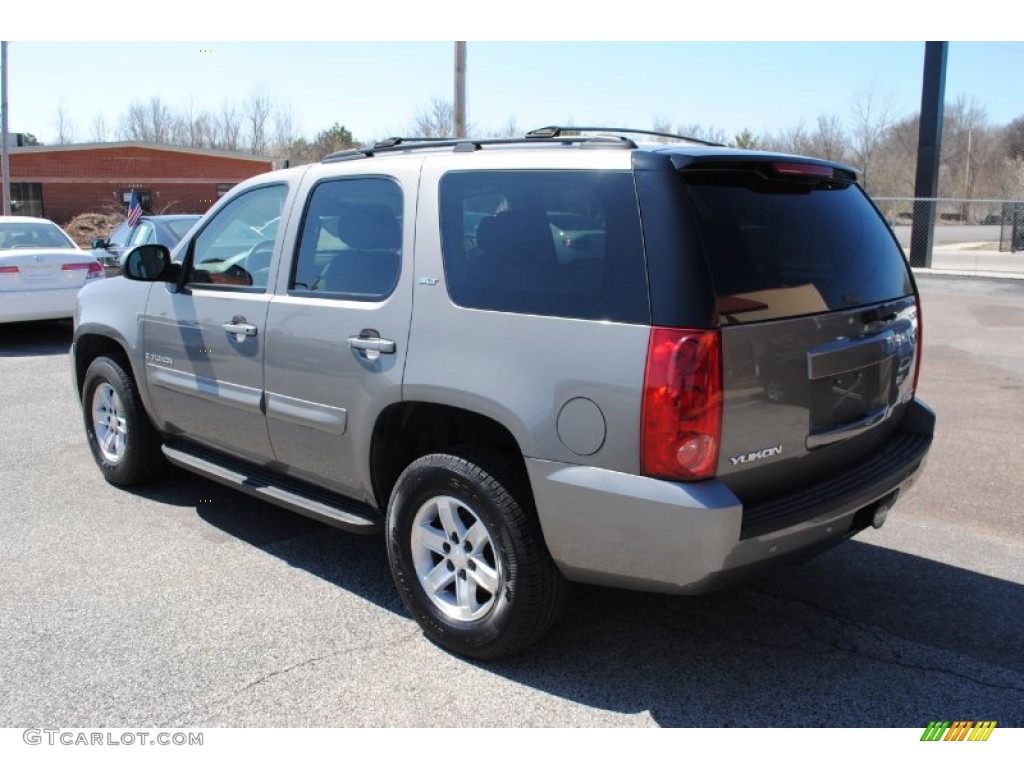 2007 Yukon SLT - Steel Gray Metallic / Light Titanium photo #3