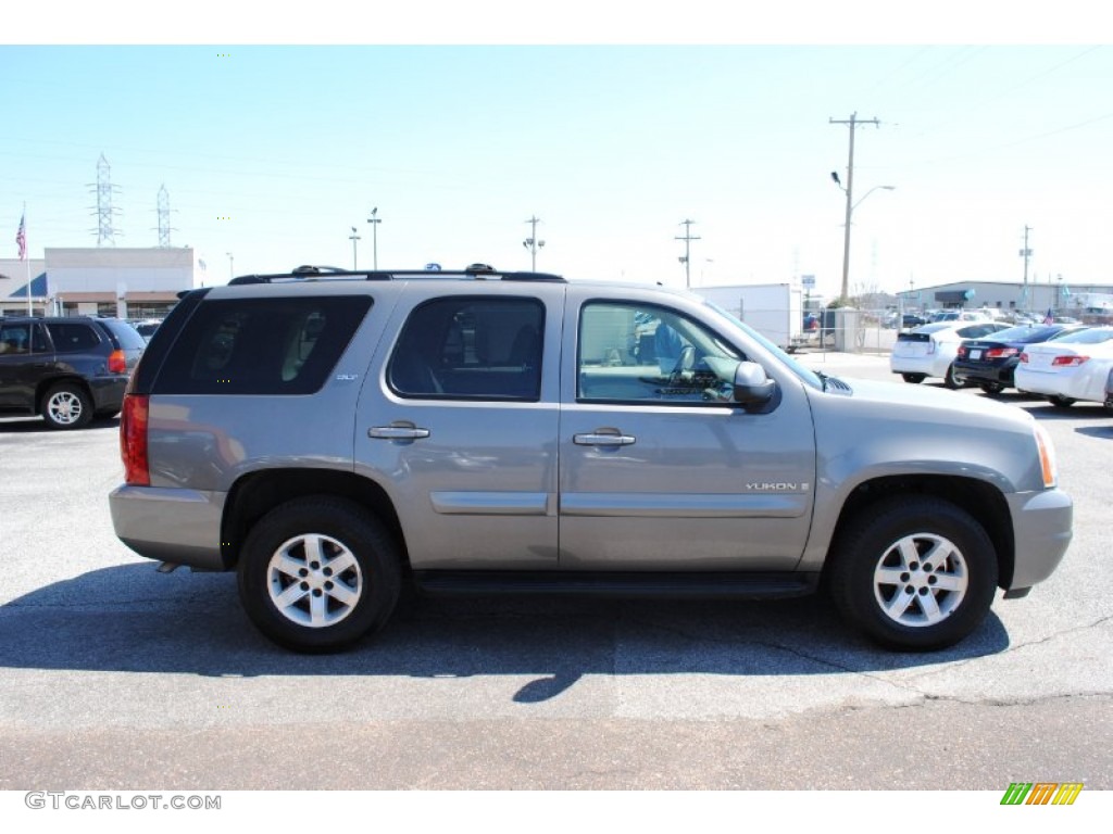 2007 Yukon SLT - Steel Gray Metallic / Light Titanium photo #6
