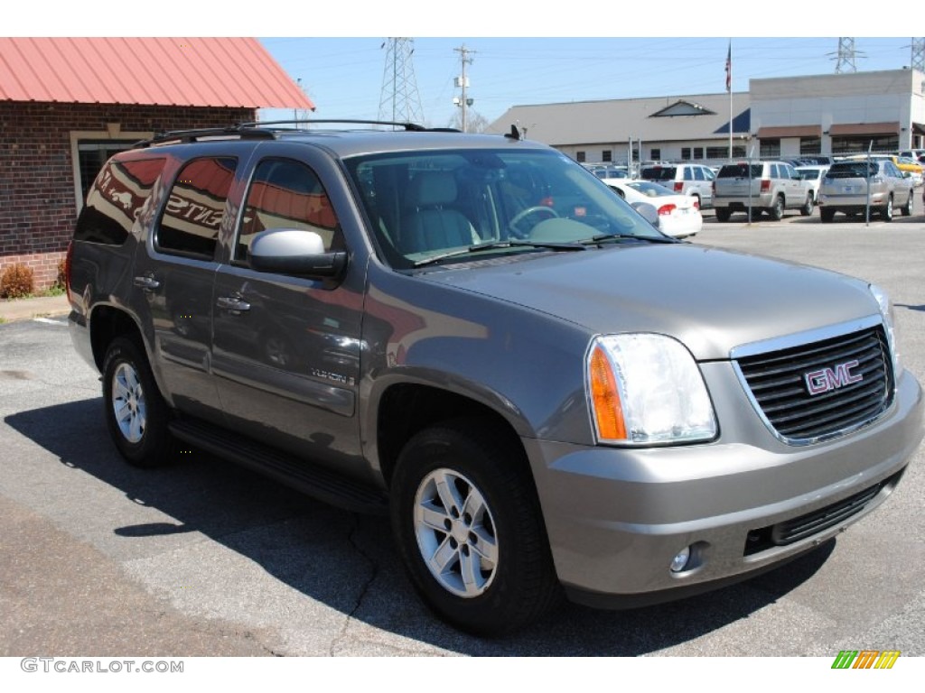 2007 Yukon SLT - Steel Gray Metallic / Light Titanium photo #7