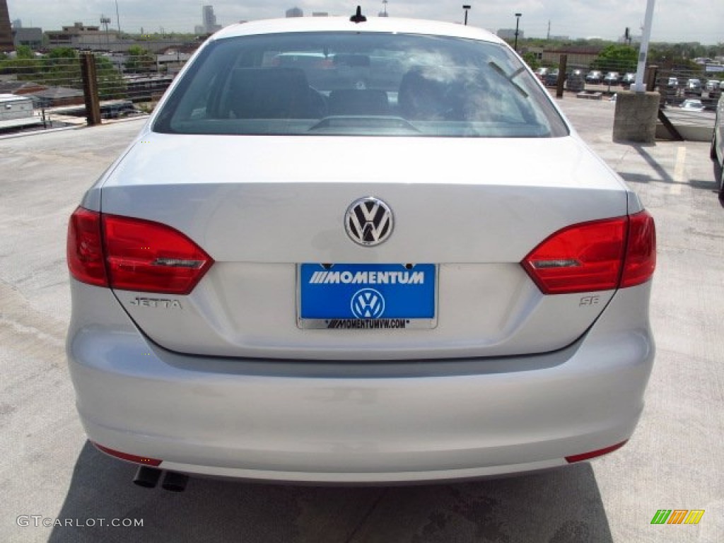 2014 Jetta SE Sedan - Reflex Silver Metallic / Titan Black photo #5