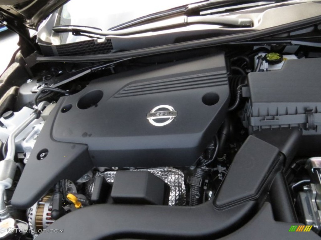 2014 Altima 2.5 SL - Super Black / Beige photo #12