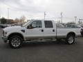 2008 Oxford White Ford F350 Super Duty Lariat Crew Cab 4x4  photo #4