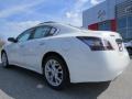 2014 Pearl White Nissan Maxima 3.5 SV  photo #3