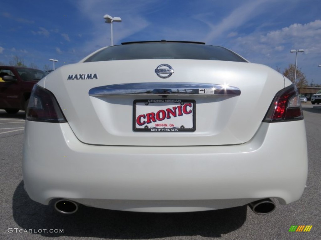 2014 Maxima 3.5 SV - Pearl White / Charcoal photo #4