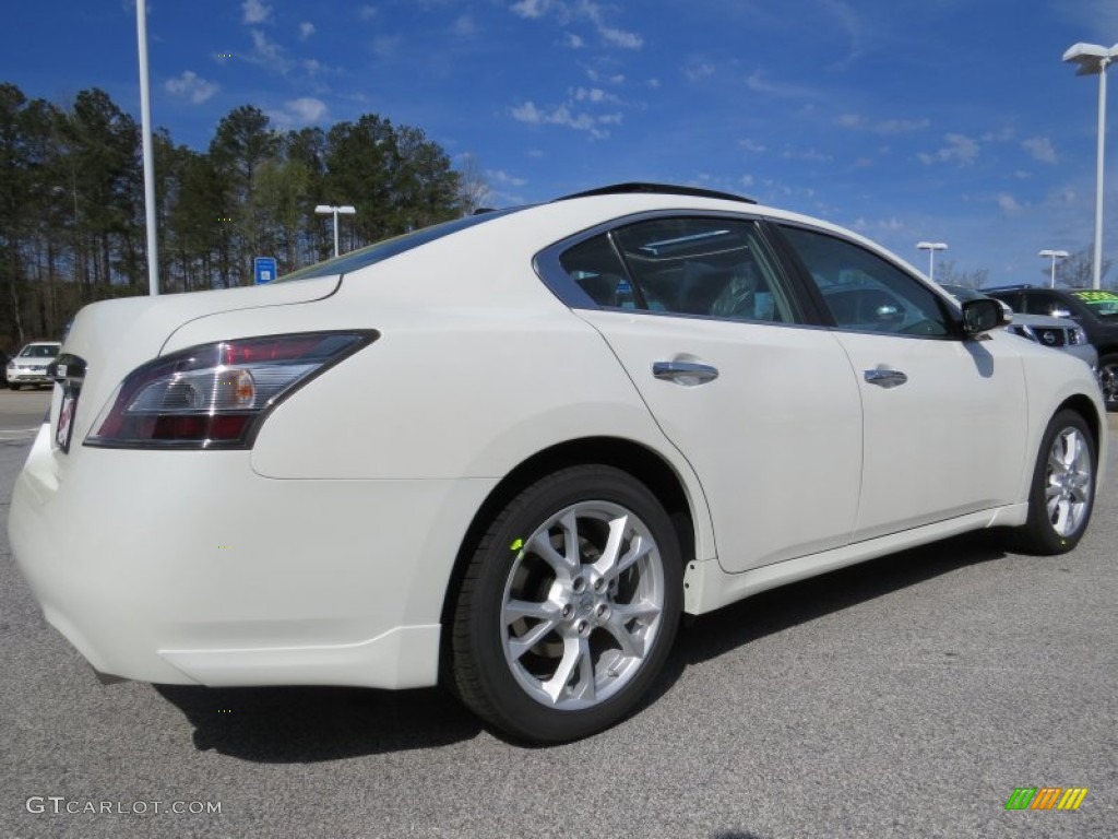 2014 Maxima 3.5 SV - Pearl White / Charcoal photo #5