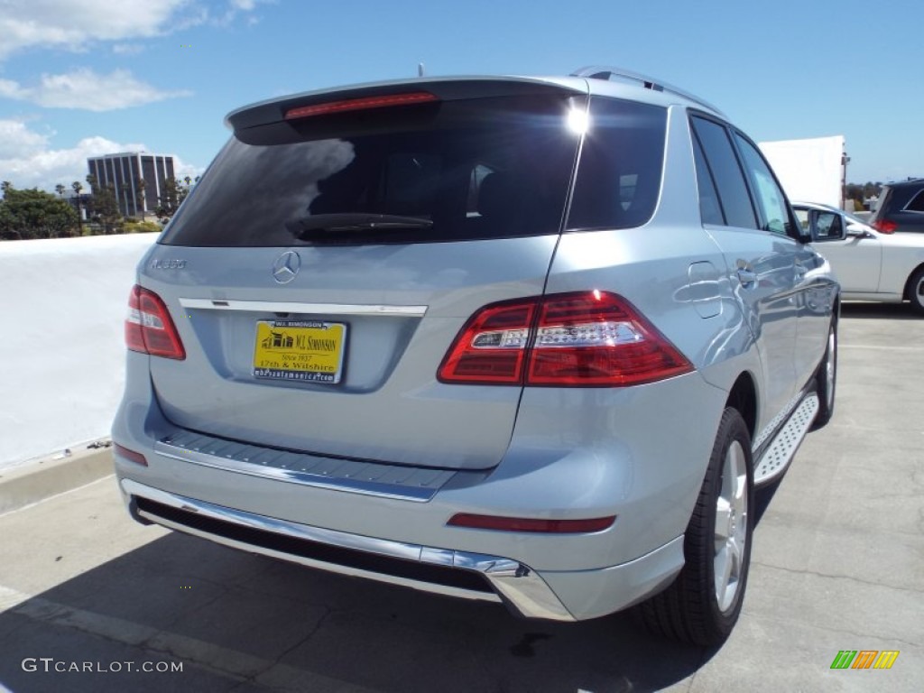 2014 ML 350 - Diamond Silver Metallic / Grey photo #4