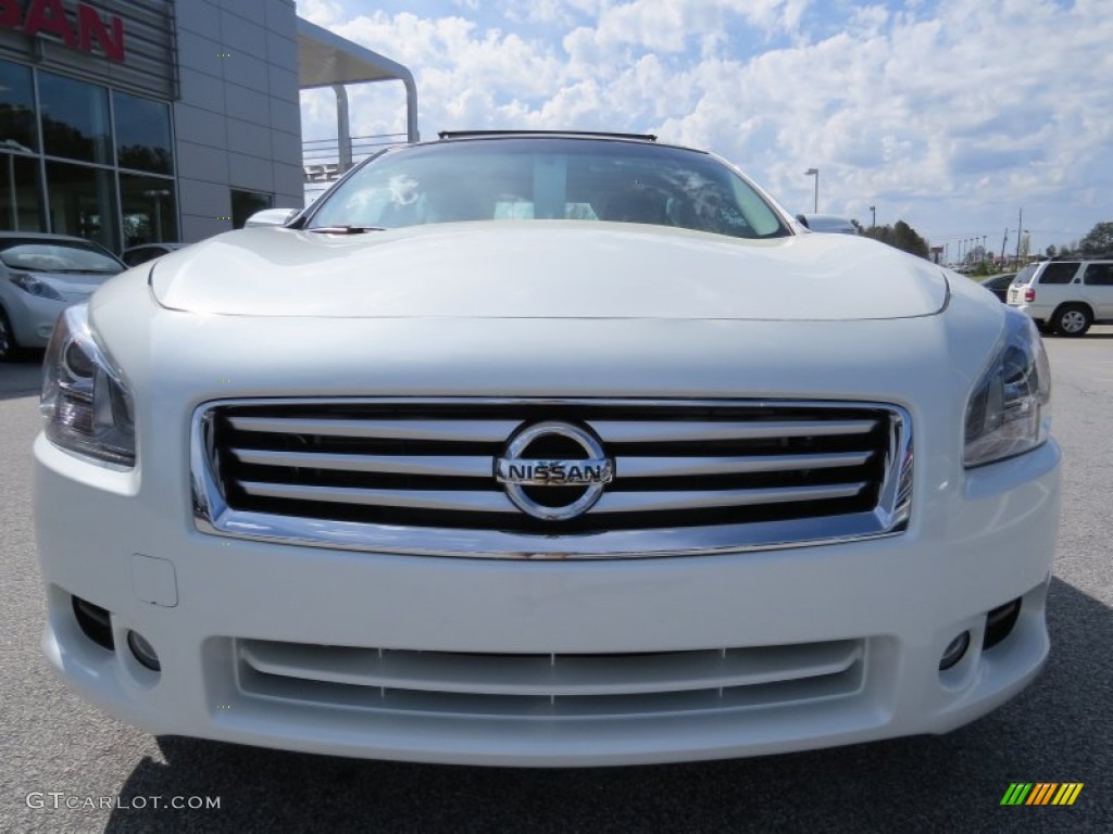 2014 Maxima 3.5 SV - Pearl White / Charcoal photo #8