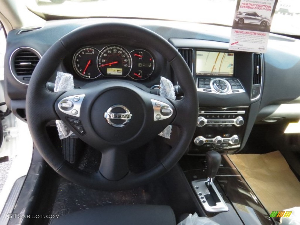 2014 Maxima 3.5 SV - Pearl White / Charcoal photo #13