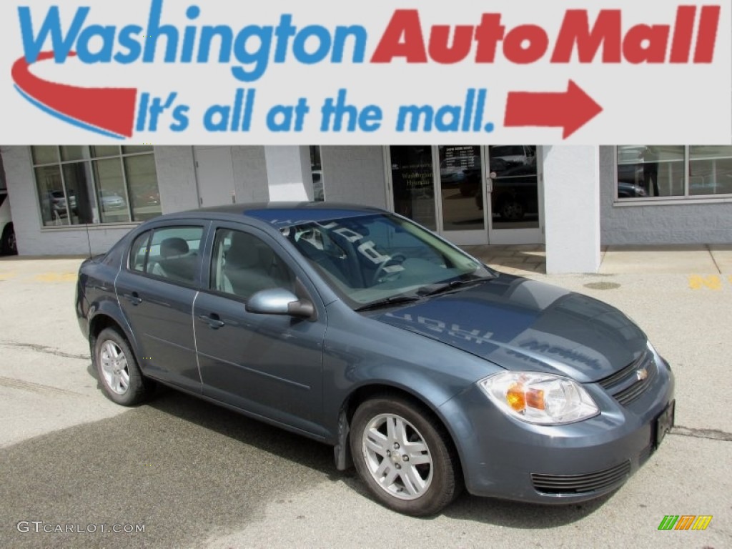 2005 Cobalt LS Sedan - Blue Granite Metallic / Gray photo #1