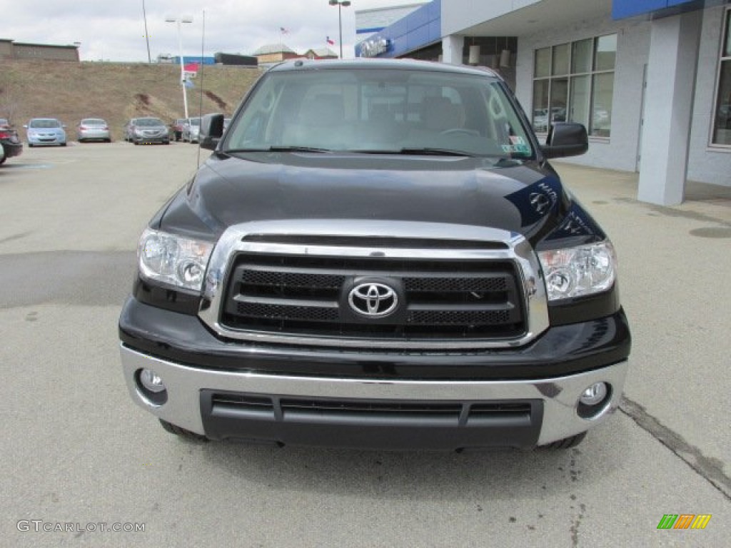 2011 Tundra SR5 Double Cab 4x4 - Black / Sand Beige photo #6