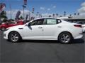 Snow White Pearl 2014 Kia Optima LX Exterior