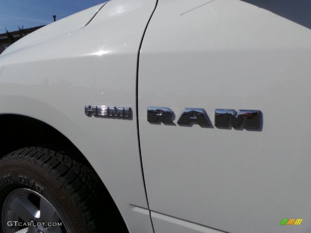 2009 Ram 1500 SLT Crew Cab 4x4 - Stone White / Dark Slate Gray photo #30