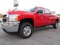 2014 Victory Red Chevrolet Silverado 2500HD LT Crew Cab 4x4  photo #3