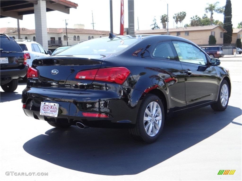 2014 Forte Koup EX - Aurora Black / Black photo #3