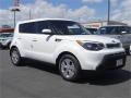 2014 Clear White Kia Soul 1.6  photo #1