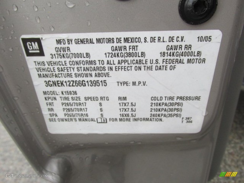 2006 Avalanche Z71 4x4 - Silver Birch Metallic / Gray/Dark Charcoal photo #19