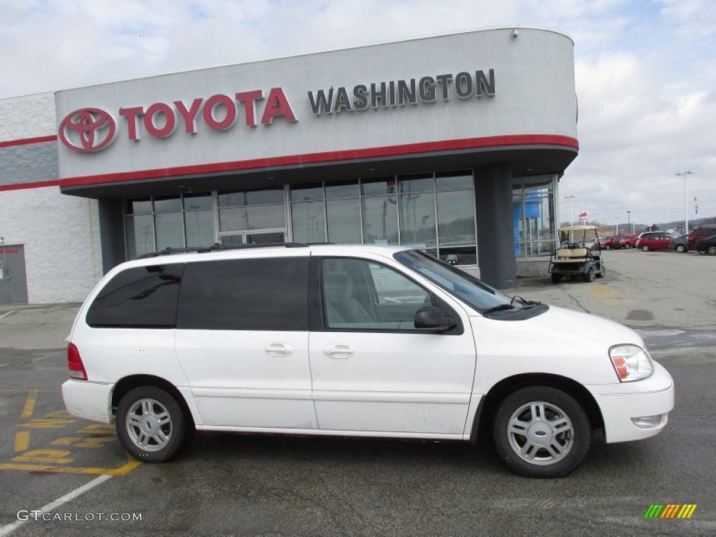 2005 Freestar SEL - Vibrant White / Flint Grey photo #2