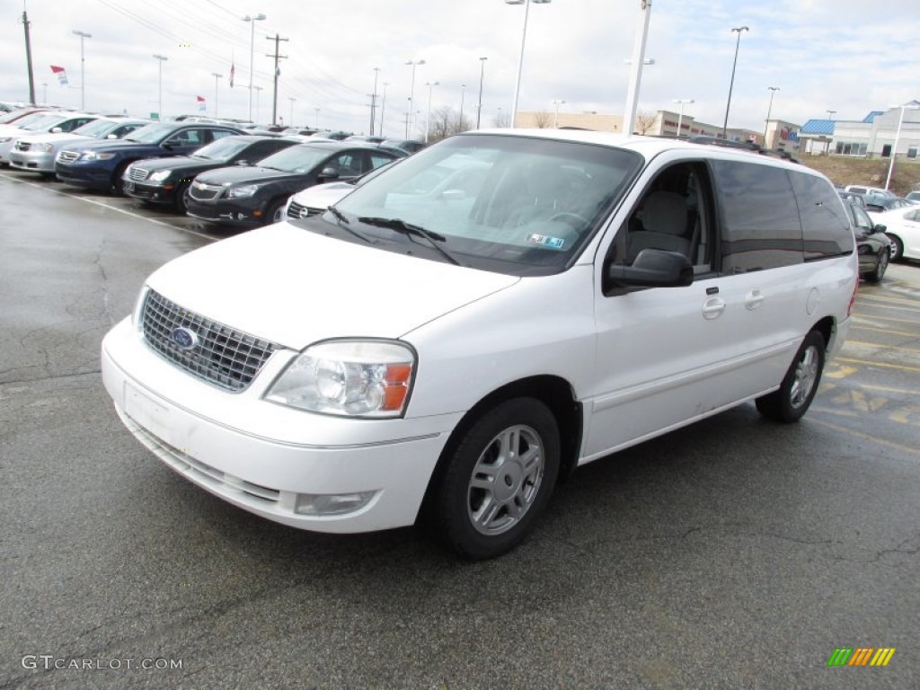2005 Freestar SEL - Vibrant White / Flint Grey photo #4